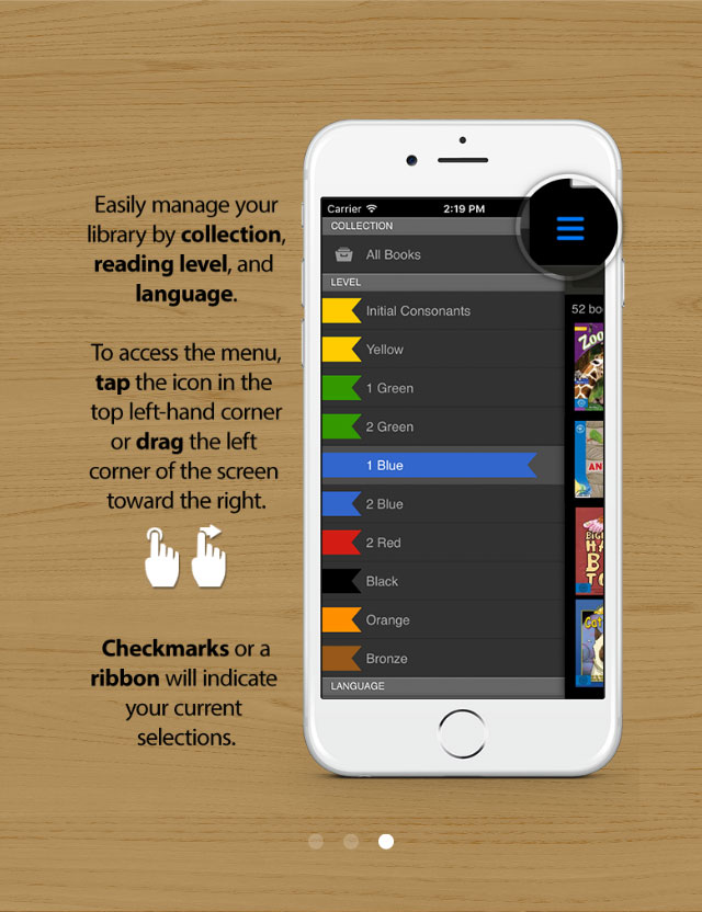 ARCBookshelf App on iPhone